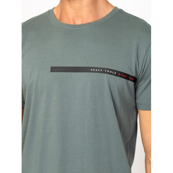 Heavy Tools MANTIS Férfi rövidujjú póló / khaki