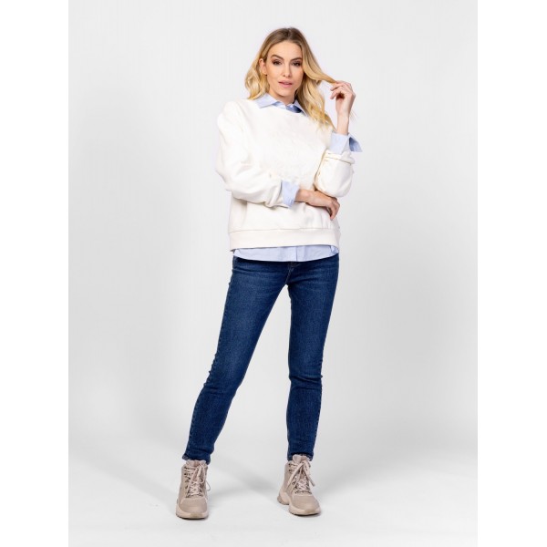 Heavy Tools DAICHI Női környakas felső / ivory