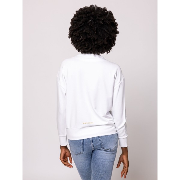 Heavy Tools TAYRA Női állónyakas felső / white