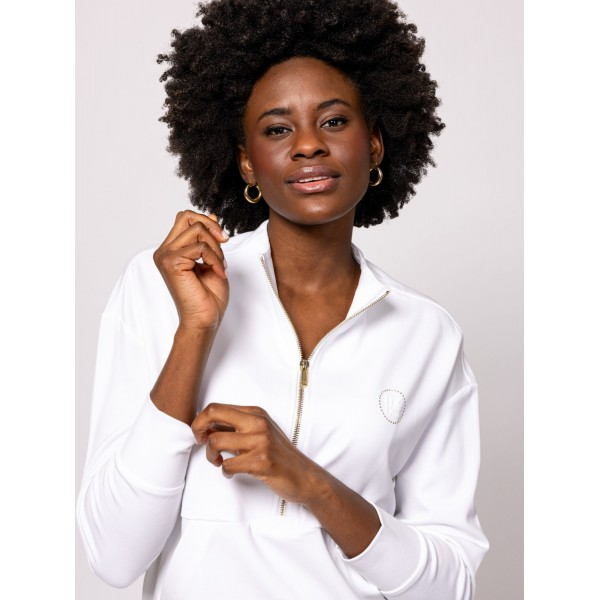 Heavy Tools TAYRA Női állónyakas felső / white