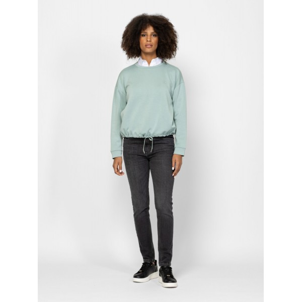 Heavy Tools DELICIA Női környakas felső / lightmoss