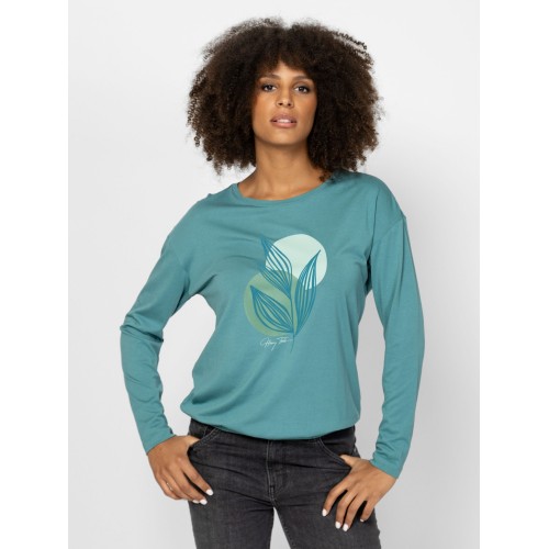 Heavy Tools CAPRA Női hosszúujjú póló / oil