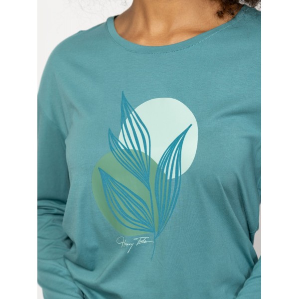 Heavy Tools CAPRA Női hosszúujjú póló / oil