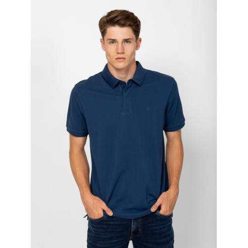 Heavy Tools DURBO Férfi galléros rövidujjú póló / atlantic