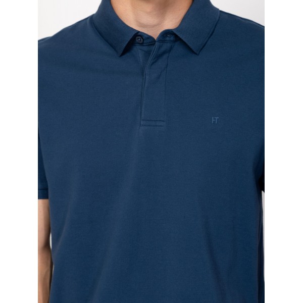 Heavy Tools DURBO Férfi galléros rövidujjú póló / atlantic