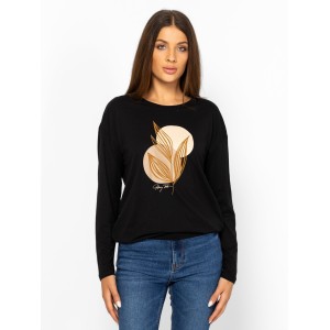 Heavy Tools CAPRA Női hosszúujjú póló / black