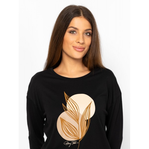 Heavy Tools CAPRA Női hosszúujjú póló / black