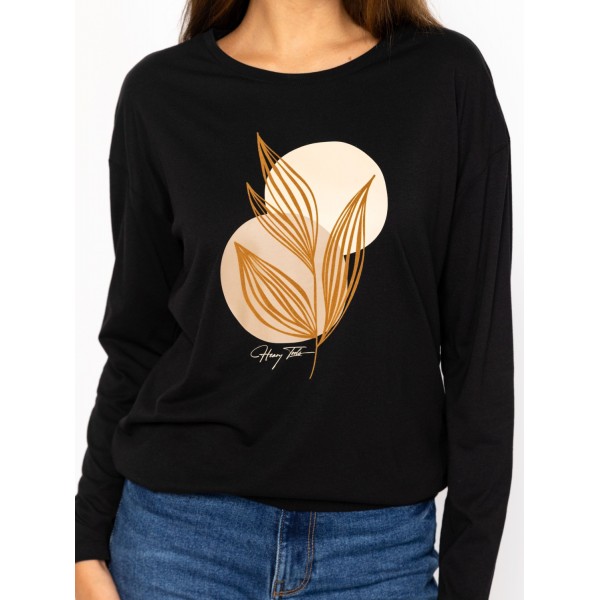 Heavy Tools CAPRA Női hosszúujjú póló / black