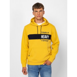 Heavy Tools SENTI Férfi kapucnis felső / yellow
