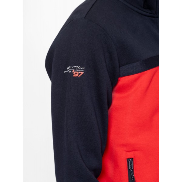 Heavy Tools TATRO Férfi állónyakas felső / red