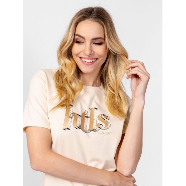 Heavy Tools MELYN Női rövidujjú póló / vanilla