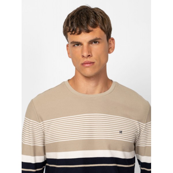 Heavy Tools CAVE Férfi hosszúujjú póló / sesame