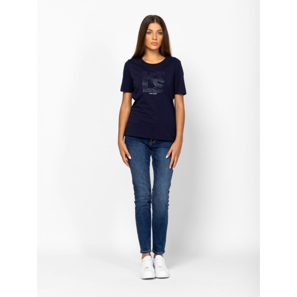 Heavy Tools MAIZAW25 Női rövidujjú póló / navy