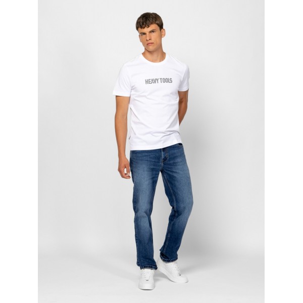 Heavy Tools MANGI Férfi rövidujjú póló / white