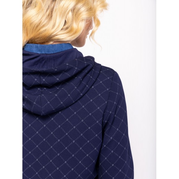 Heavy Tools SALIRE Női kapucnis felső / navy