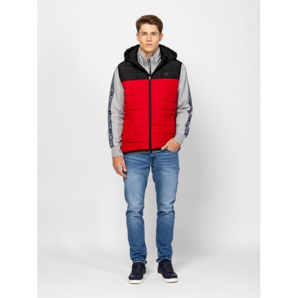 Heavy Tools WICKS Férfi mellény / tomato