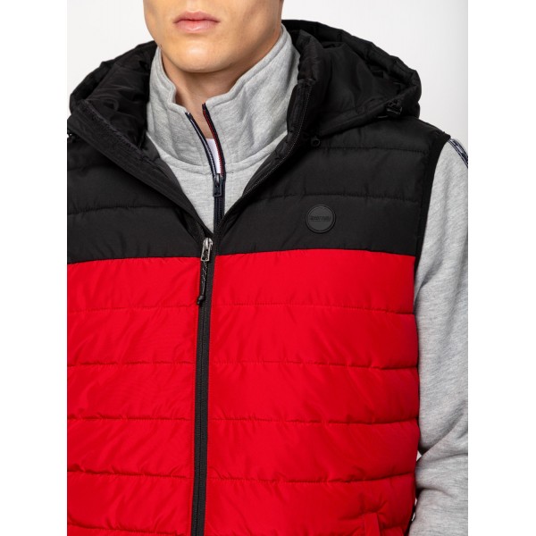 Heavy Tools WICKS Férfi mellény / tomato