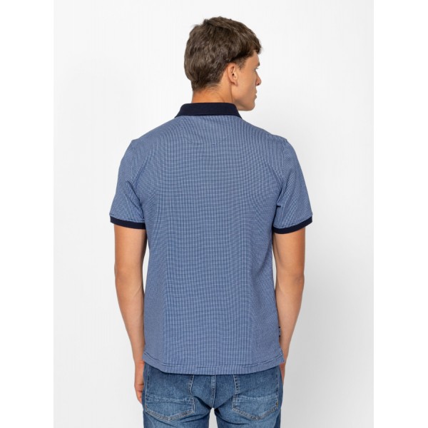 Heavy Tools DREW Férfi galléros rövidujjú póló / navy