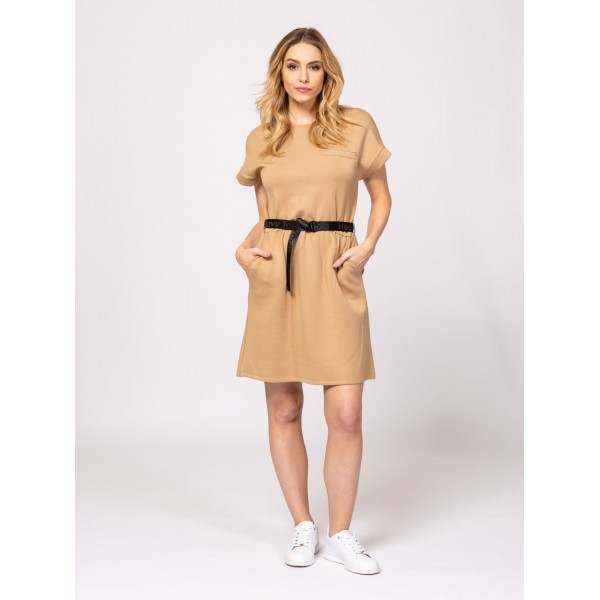 Heavy Tools VIKKA Női pamutruha / caramel