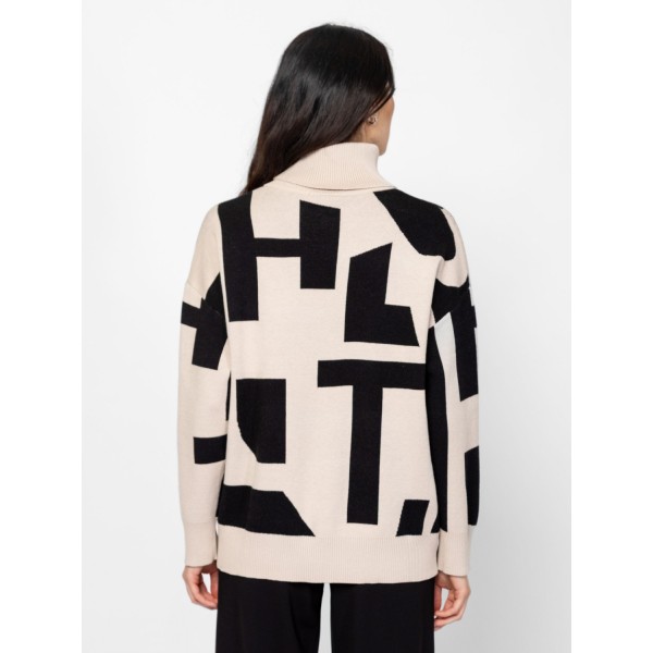 Heavy Tools HALLARE Női kötött pulóver és kardigán / letters