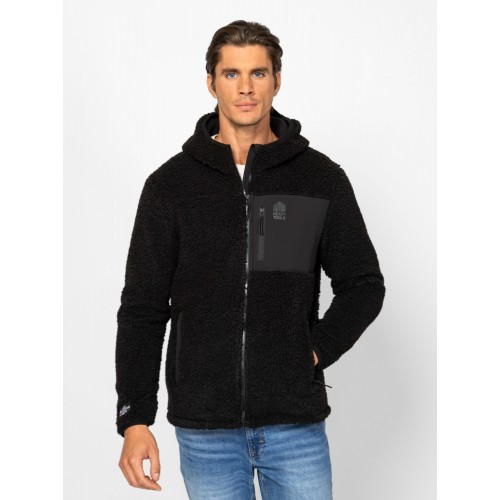 Heavy Tools SEMES Férfi kapucnis felső / black