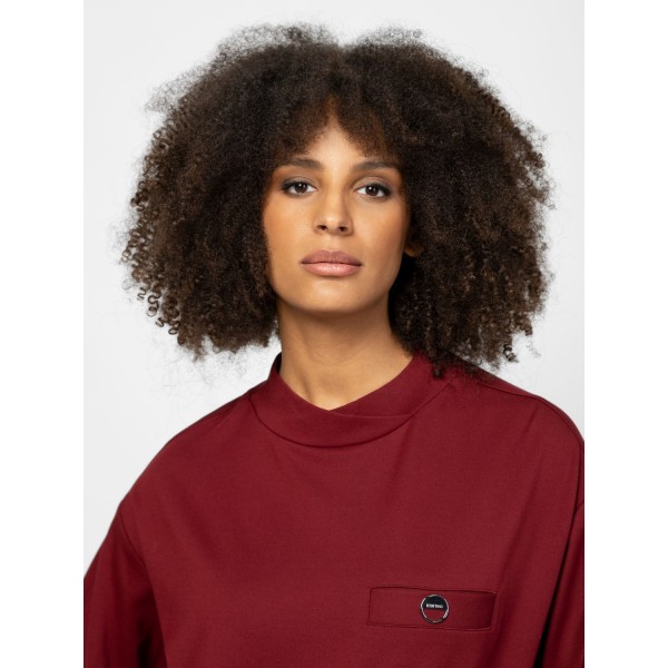 Heavy Tools DANEKA Női környakas felső / burgundy