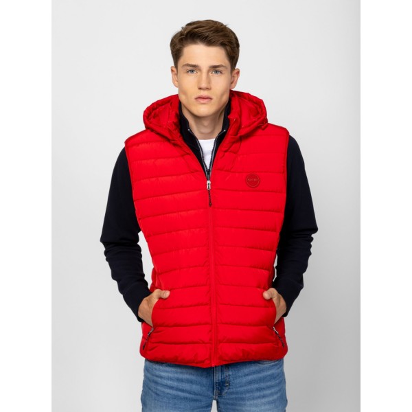 Heavy Tools WANTIW25 Férfi mellény / tomato