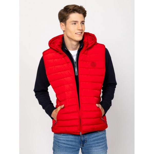 Heavy Tools WANTIW25 Férfi mellény / tomato