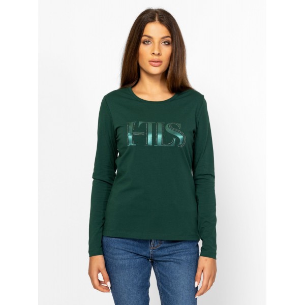 Heavy Tools CALLID Női hosszúujjú póló / green