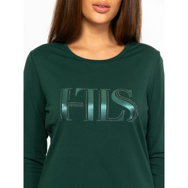 Heavy Tools CALLID Női hosszúujjú póló / green
