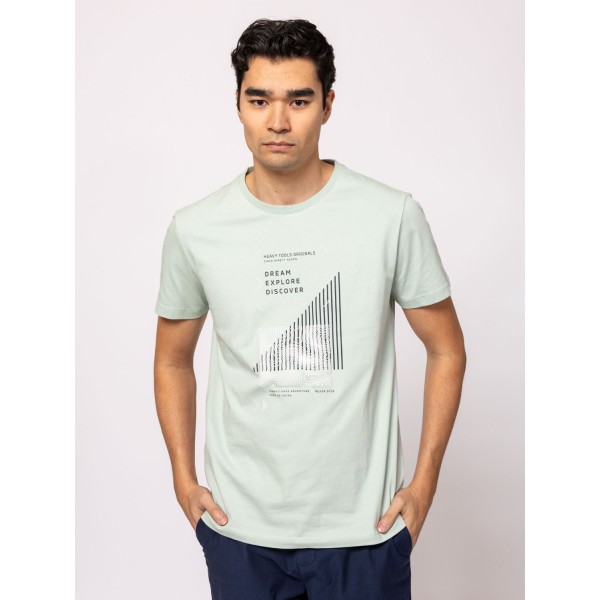 Heavy Tools MAGRO Férfi rövidujjú póló / menta