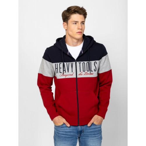 Heavy Tools SEGOR Férfi kapucnis felső / sangria