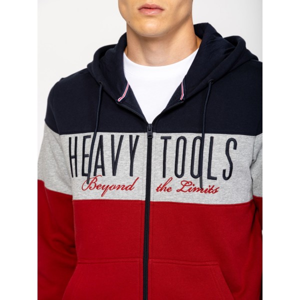 Heavy Tools SEGOR Férfi kapucnis felső / sangria