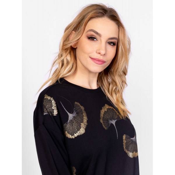 Heavy Tools DASSIL Női környakas felső / ginkgo