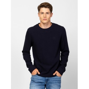 Heavy Tools CHAMBERS Férfi hosszúujjú póló / navy