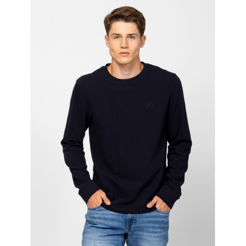 Heavy Tools CHAMBERS Férfi hosszúujjú póló / navy