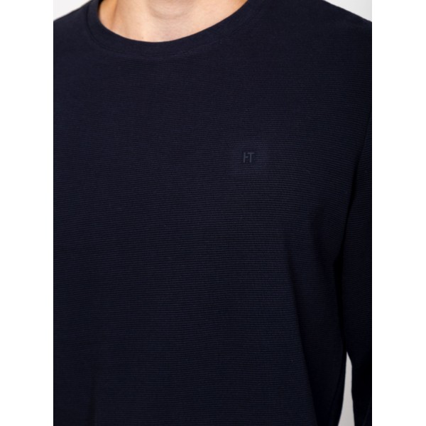 Heavy Tools CHAMBERS Férfi hosszúujjú póló / navy