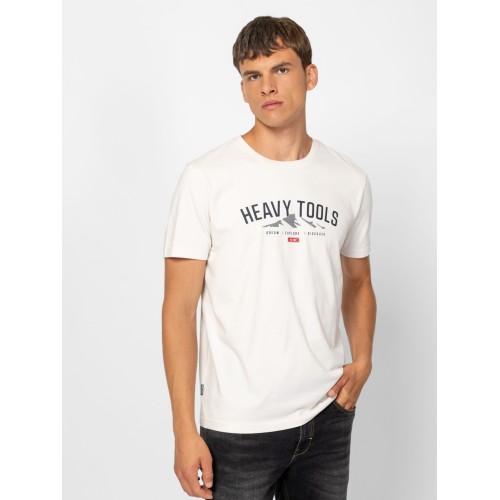 Heavy Tools MAREA Férfi rövidujjú póló / bone