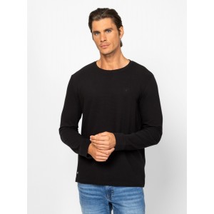 Heavy Tools CHAMBERS Férfi hosszúujjú póló / black