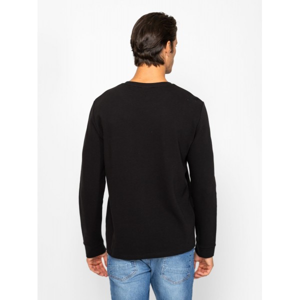 Heavy Tools CHAMBERS Férfi hosszúujjú póló / black