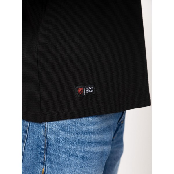 Heavy Tools CHAMBERS Férfi hosszúujjú póló / black