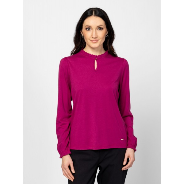 Heavy Tools CANINI Női hosszúujjú póló / berry