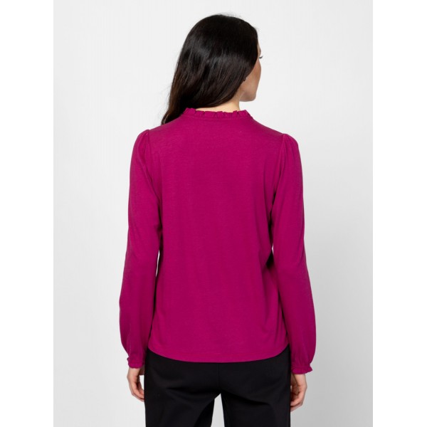 Heavy Tools CANINI Női hosszúujjú póló / berry