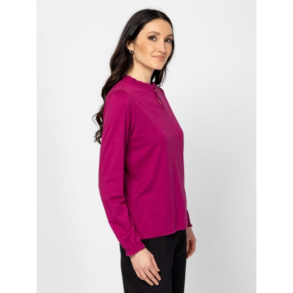 Heavy Tools CANINI Női hosszúujjú póló / berry