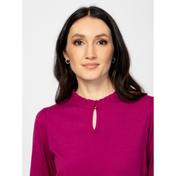 Heavy Tools CANINI Női hosszúujjú póló / berry