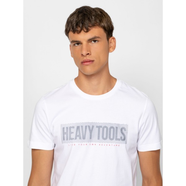 Heavy Tools MAREEN Férfi rövidujjú póló / white