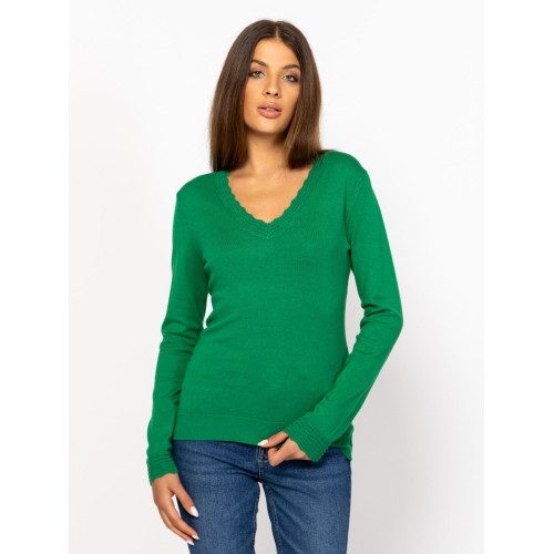 Heavy Tools HOFLIW25 Női kötött pulóver és kardigán / grass