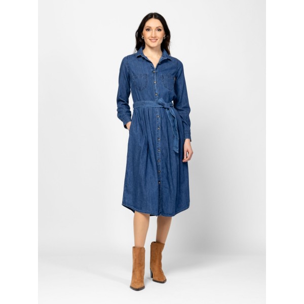 Heavy Tools VALORIE Női vászonruha / blue