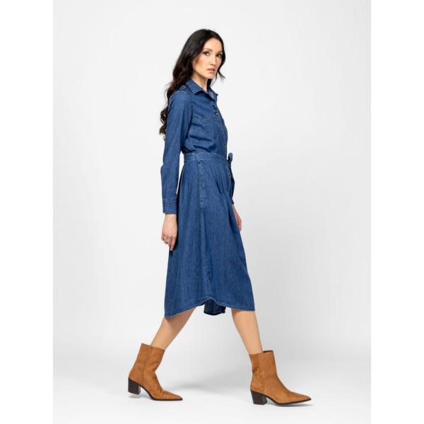 Heavy Tools VALORIE Női vászonruha / blue
