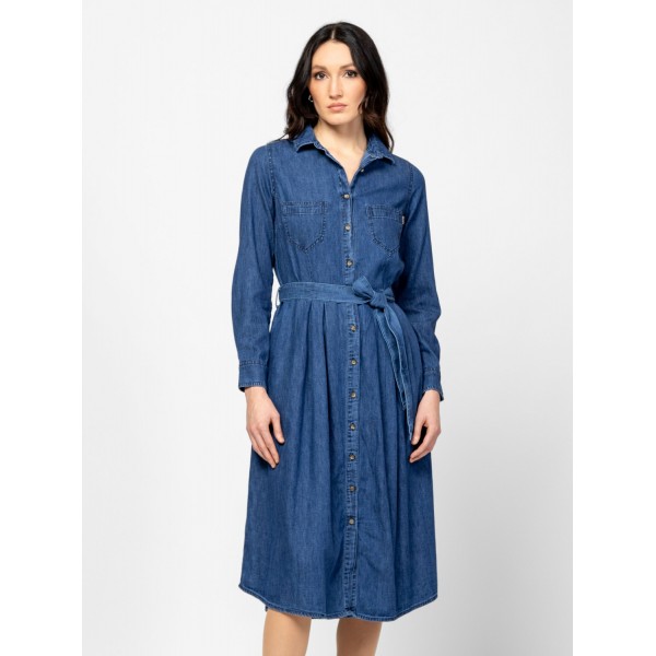 Heavy Tools VALORIE Női vászonruha / blue